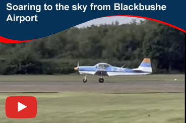 Soaring to the sky from Blackbushe Airport